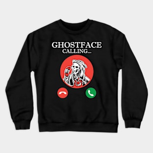 Ghostface Calling Horror Fan Crewneck Sweatshirt